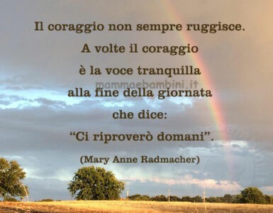 frase del giorno coraggio