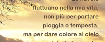 frase del giorno nuvole vita