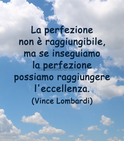 frase del giorno perfezione