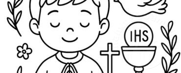 prima comunione disegno