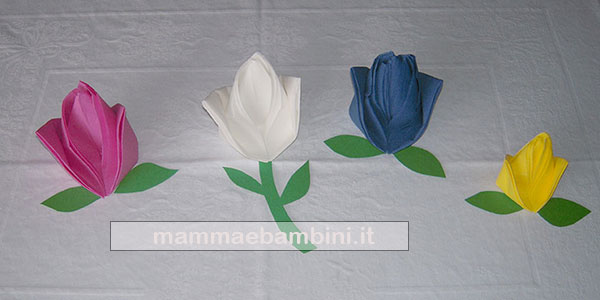 tovaglioli fiori bocciolo 2