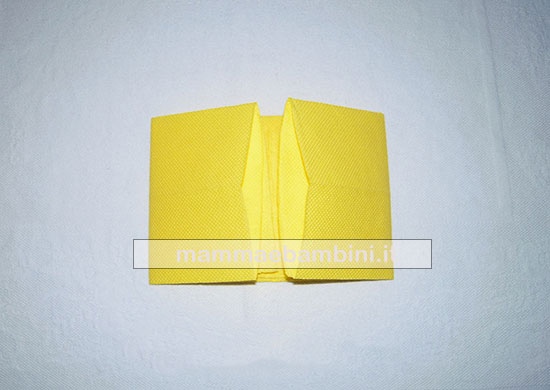 tutorial fiore bocciolo tovagliolo 5