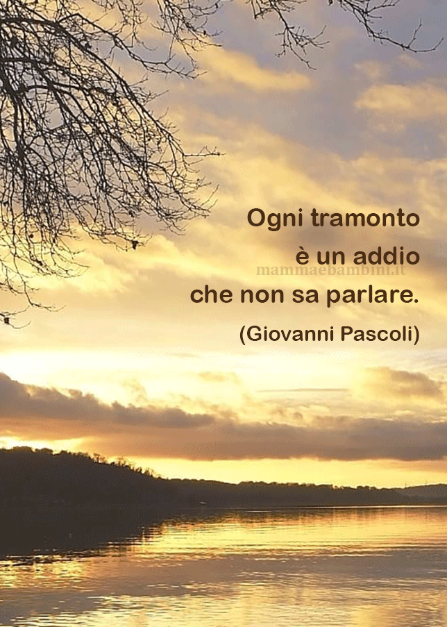 frase del giorno tramonto