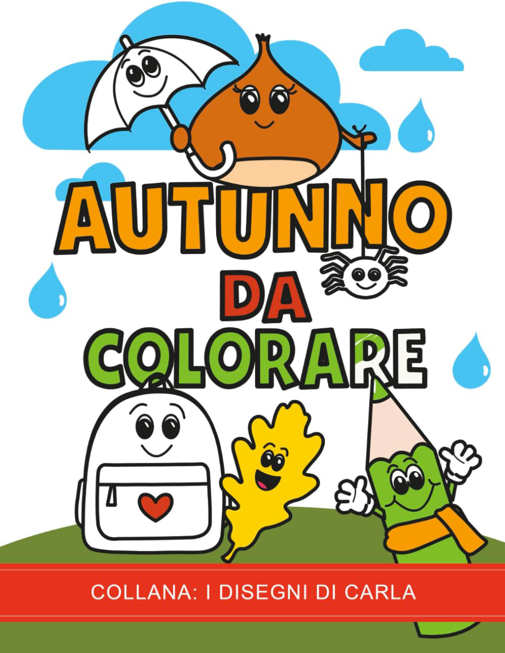 Libro di disegni autunno da colorare e stampare