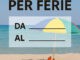 cartello chiuso per ferie simpatico