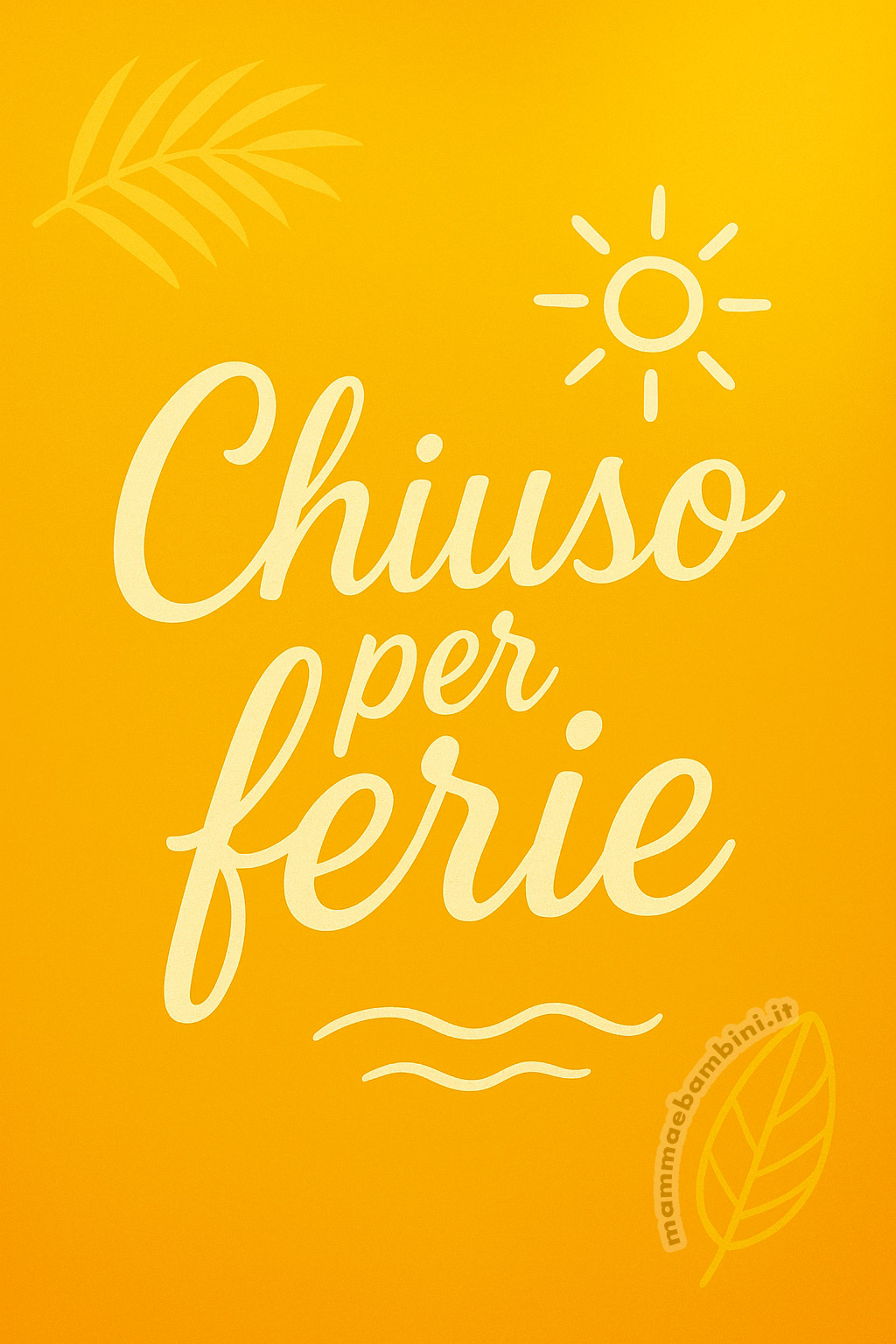 chiuso per ferie immagini