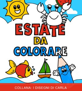 copertina estate da colorare