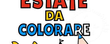 copertina estate da colorare