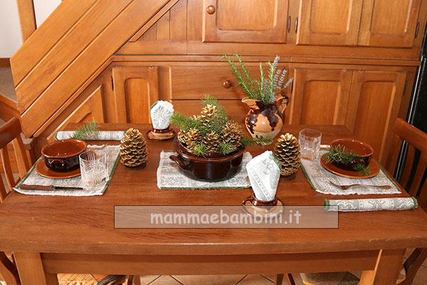 idee tavola rustico terracotta