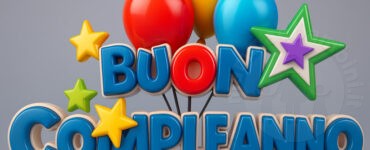buon compleanno 3D