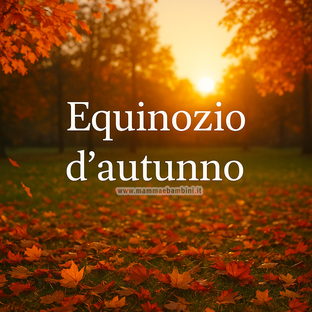 L’equinozio d’autunno è un momento speciale dell’anno: il giorno e la notte hanno la stessa durata. È come se il Sole e la Luna si dessero la mano per un attimo, prima che le giornate diventino un po’ più corte e le notti un po’ più lunghe.