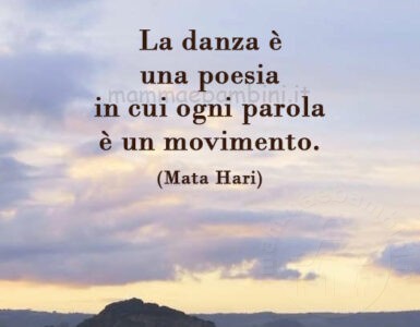 frase del giorno danza