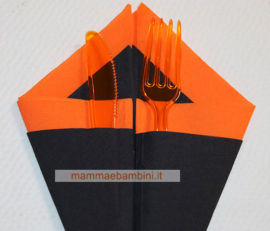 tutorial tovaglioli portaposate due colori 08