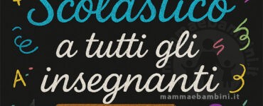 buon anno scolastico insegnanti