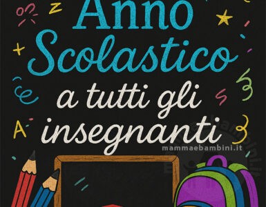 buon anno scolastico insegnanti