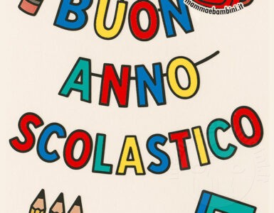 cartellone buon anno scolastico