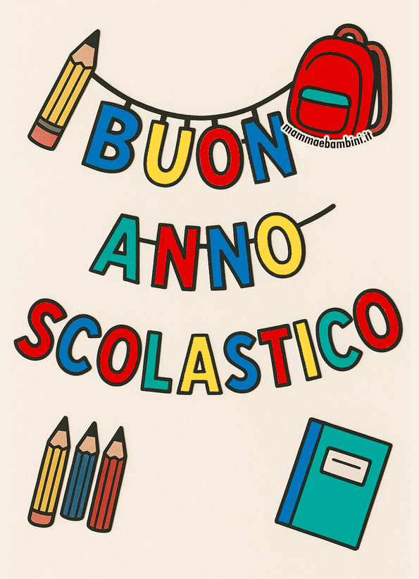 cartellone buon anno scolastico