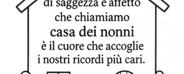 casa dei nonni disegno dedica