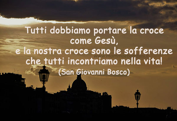 frase del giorno croce