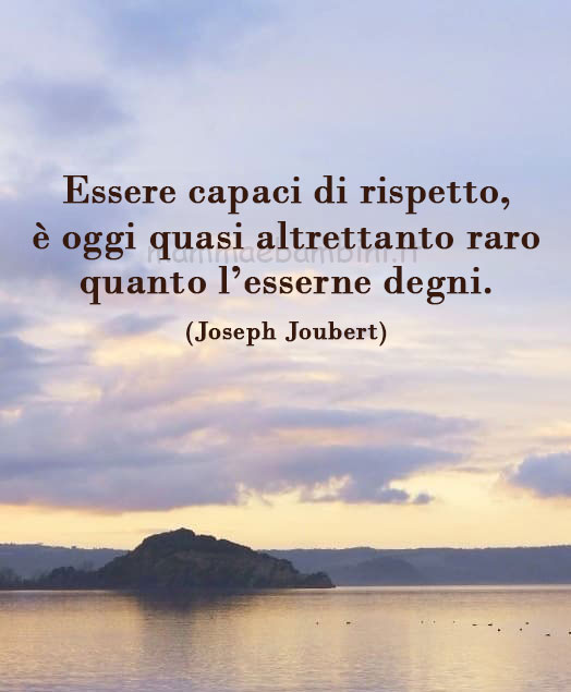 frase del giorno rispetto