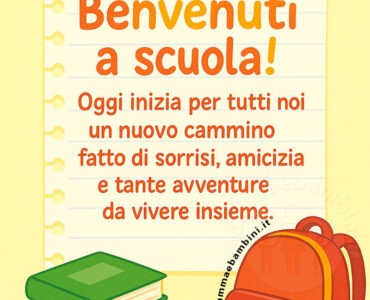 frasi primo giorno scuola