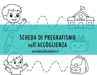 pregrafismo accoglienza scuola