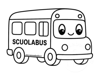 scuolabus disegno