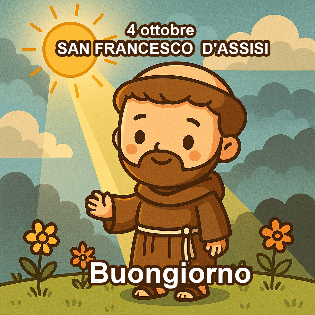 Buongiorno con San Francesco d'Assisi