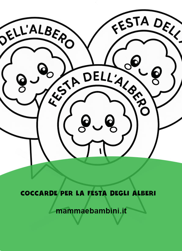 coccarde per la Festa degli Alberi