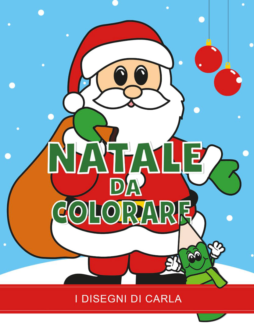 libro natale da colorare