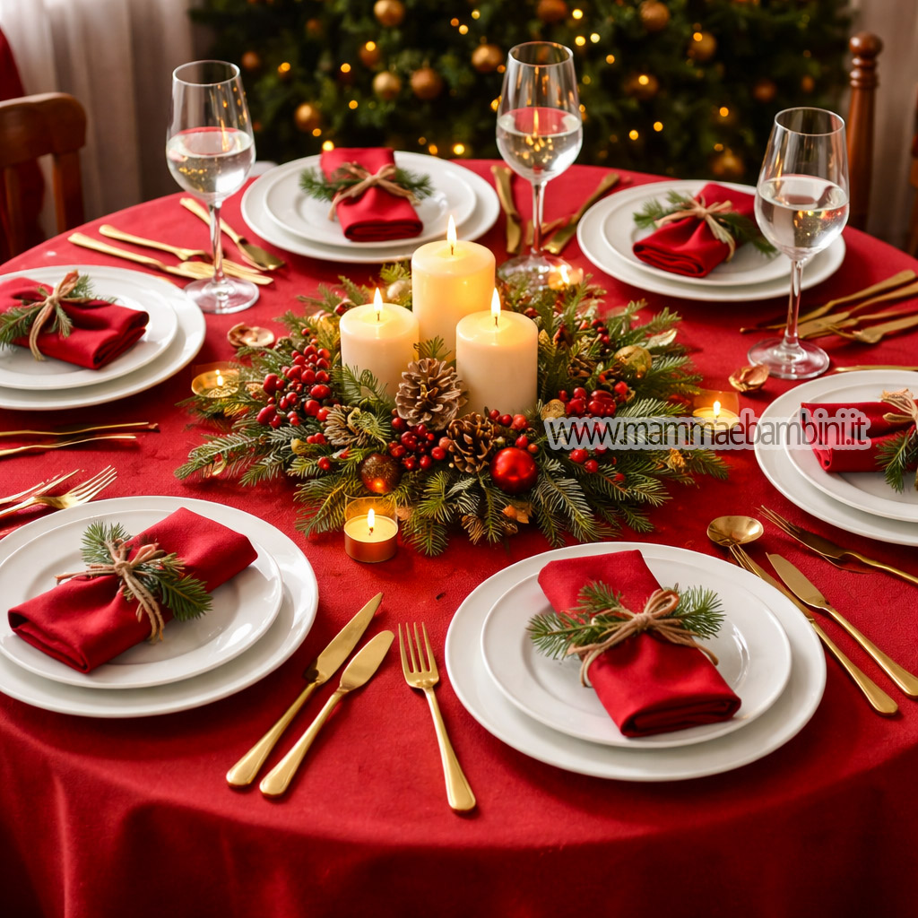 centrotavola natalizio elegante