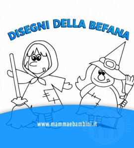 disegni befana