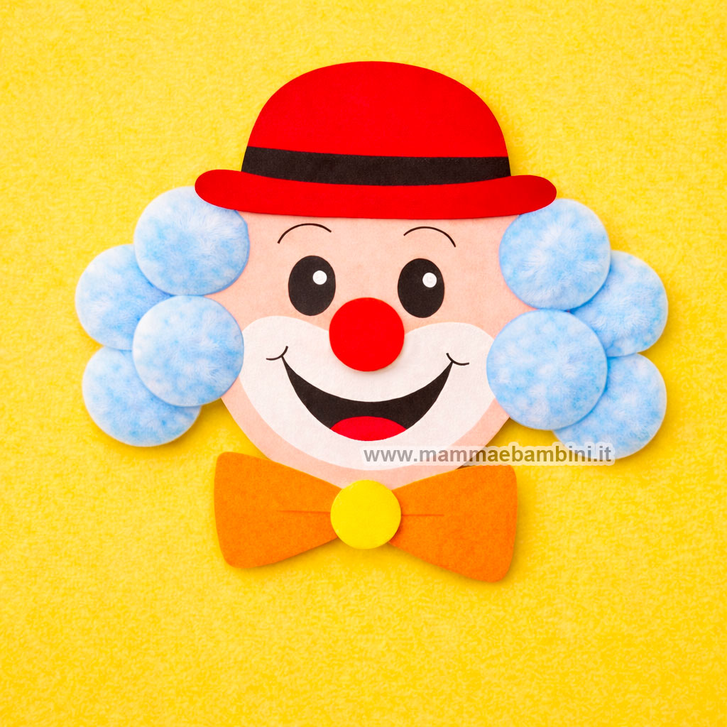 Pagliaccio Carnevale lavoretto 5 pagliaccio carnevale lavoretto