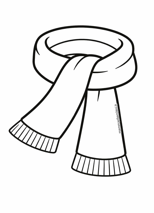 Sciarpa da colorare 3 sciarpa da colorare