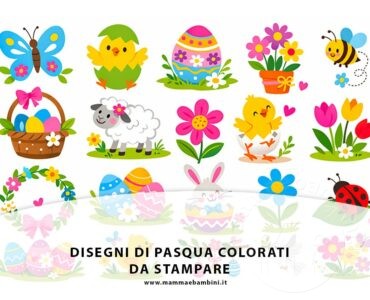 disegni di pasqua colorati