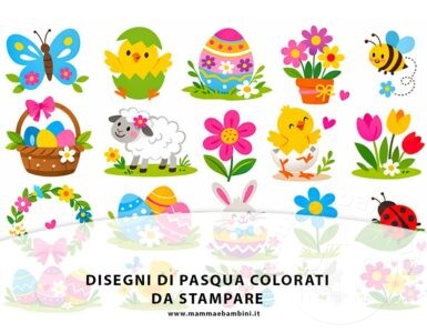 disegni di pasqua colorati