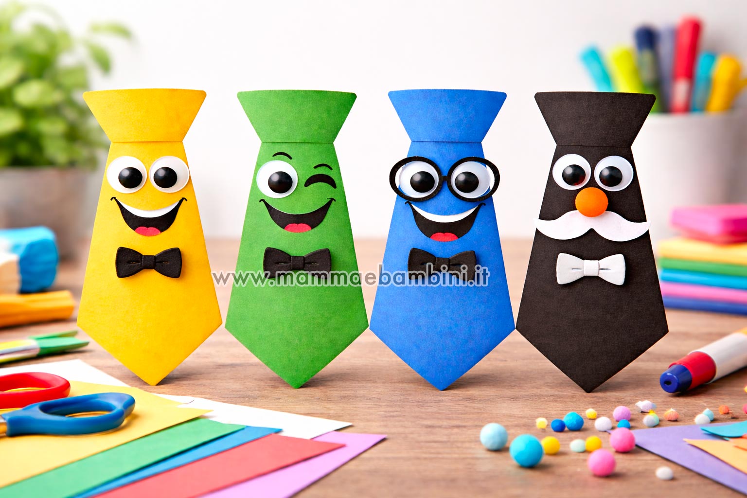cravatte simpatiche lavoretto