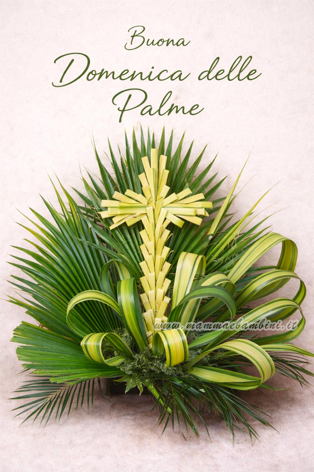 Immagine Domenica delle Palme con croce intrecciata 3 immagine domenica delle palme con croce intrecciata