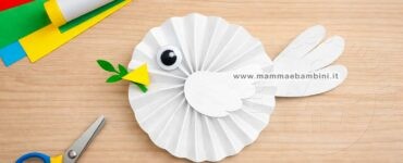 lavoretto colomba per bambini