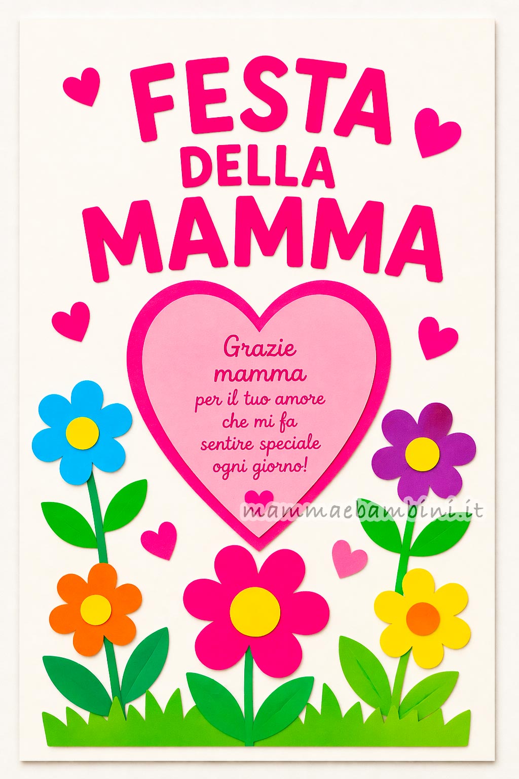 lavoretto festa della mamma facile