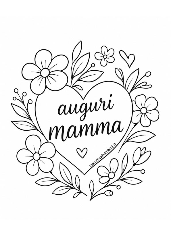 auguri mamma con fiori