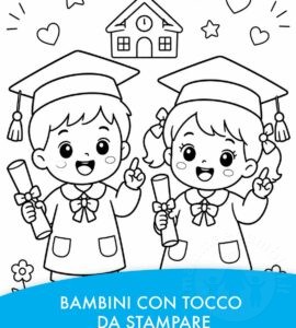bambini con tocco disegno