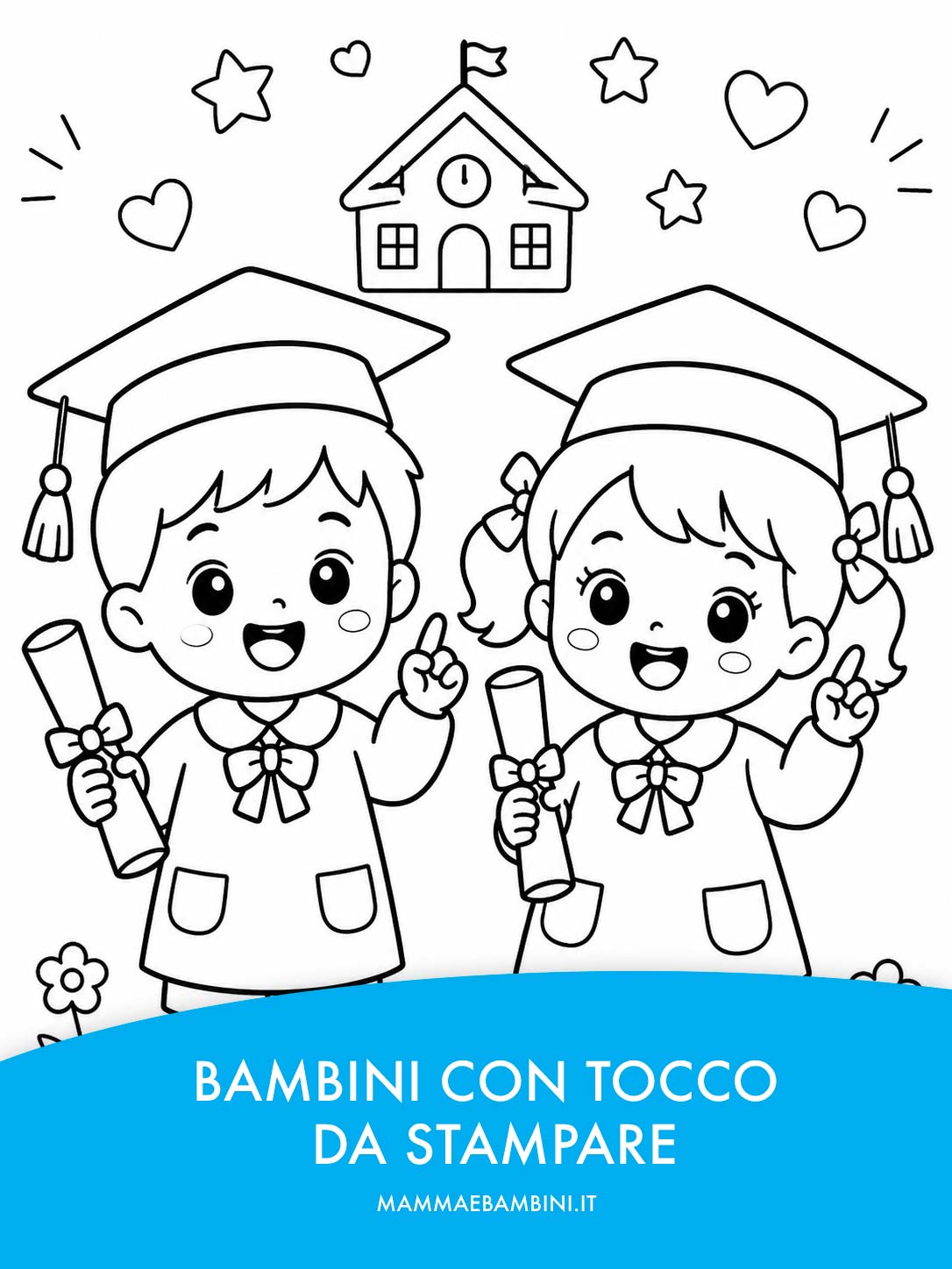 bambini con tocco disegno