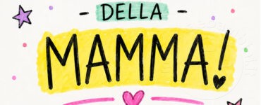 biglietto con evidenziatori per la mamma
