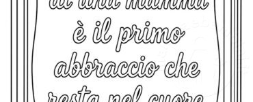 libro aperto con frase per la mamma