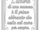 libro aperto con frase per la mamma