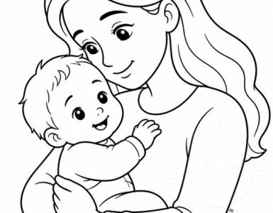 mamma che tiene in braccio il suo bambino