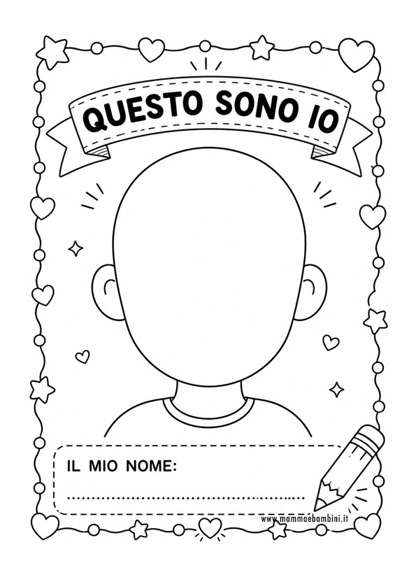 Scheda Questo sono io 3 scheda questo sono io