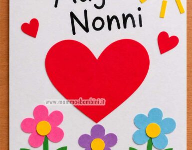 biglietto nonni con cartoncini