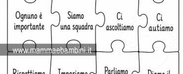 cartellone puzzle della nostra classe